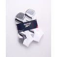 thumbnail image 2 of Calcetines Reebok para hombre tipo quarter, paquete de 6, control de humedad, 2 of 7