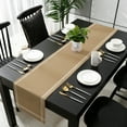 thumbnail image 3 of Pure Khaki Table Runner 72 Inches Long, Simple Solid Color Kitchen Coffee Dining Table Decoration for Home Party Birthday Wedding Home Decor 13x72 Inches, 3 of 8