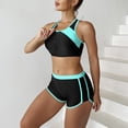thumbnail image 3 of Traje de baño de una pieza, conjunto de bikini deportivo para mujer Traje de baño de una pieza deportivo Conjunto de bikini deportivo Durabilidad extendida, 3 of 7