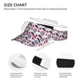 thumbnail image 3 of Fotbe Red Wine Glass Bottle Visera Deportiva con Diseño, Gorra Abierta Ajustable de Algodón para Mujer y Hombre, 3 of 7