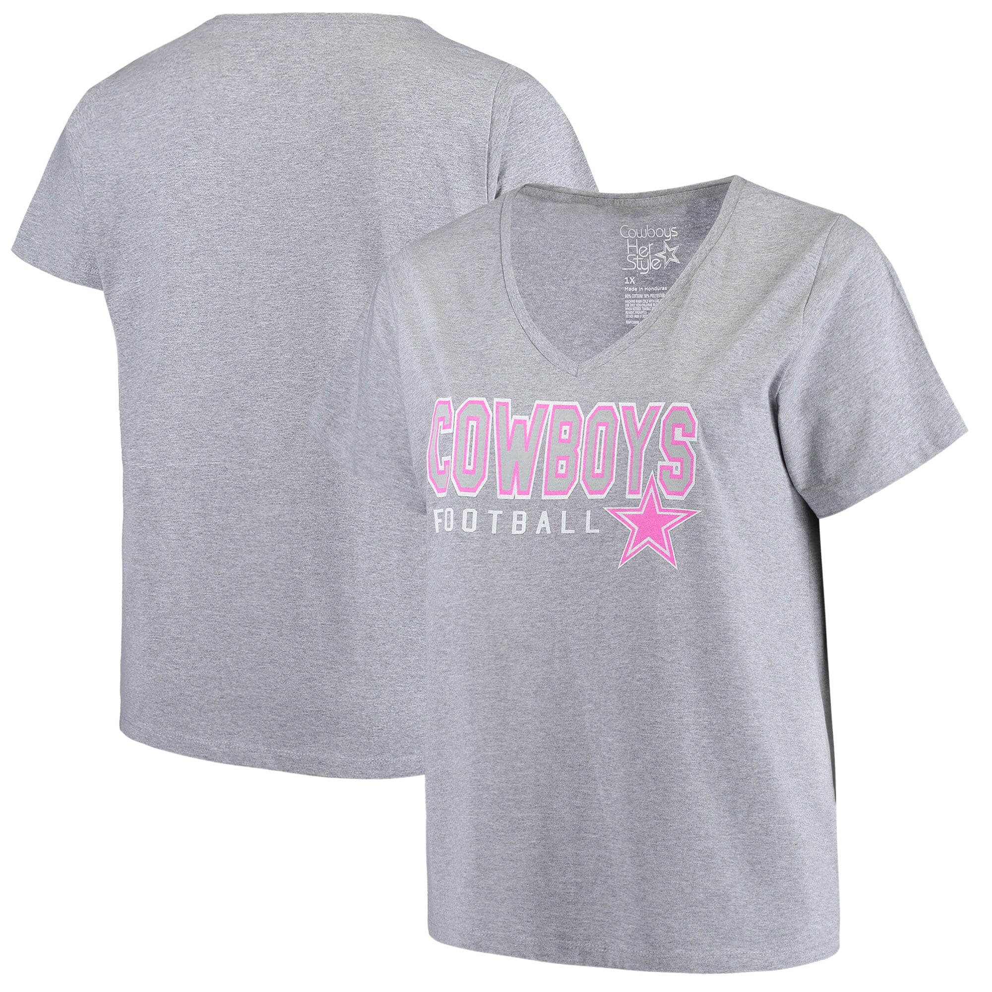 plus size womens dallas cowboys shirts