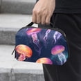 thumbnail image 2 of Jellyfish Digital Pouch with Oxford Fabric, Waterproof Electronic Organizer Travel Case, Cord and Cable Organizer, Canvas Storage Box Small, Hard Drive Bags Included - 5.9x9.44x3.14 in, 2 of 6