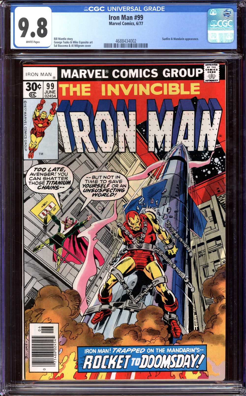 Iron Man #99 - CGC 9.8 Comic Book