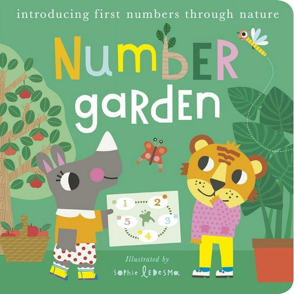 Number Garden: Introducing First Numbers Through Nature, (Board Book)