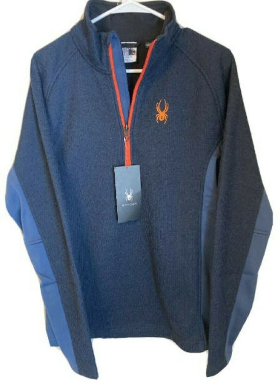 navy blue pullover jacket