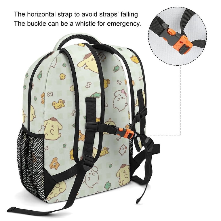 Pompompurin Backpack Bookbag Casual Daypack Travel Backpacks for