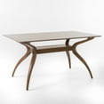 thumbnail image 4 of Noble House Harper Mid-Century Modern 5 Piece Dining Set, Dark Gray and Walnut, 4 of 8