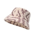 thumbnail image 1 of CSChome Fisherman Hat Unisex Winter Fisherman Hat - Color Matching Thick Soft Plush Flat Top, 1 of 7
