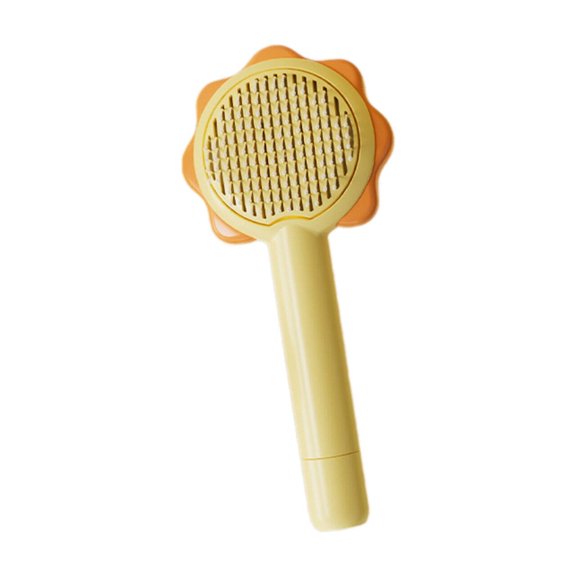 ACDANC Cat Brush,Abs Dog Comb,Dog Brushes,Yellow,8X4X2"