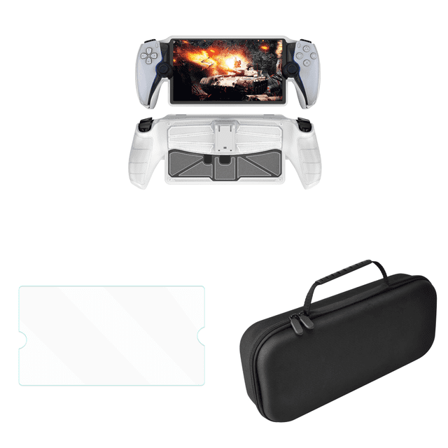 Funda Protectora TPU Con Soporte para Consola Juegos PS5 Portal() Color Blanco
