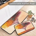 thumbnail image 5 of SKYSONIC Autumn Colorful Tree Kitchen Rugs 2 Pieces, Fall Landscape Floor Mat Room Area Rug Washable Carpet Perfect for Living Room Bedroom Entryway, 5 of 7