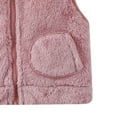 thumbnail image 5 of Cami Tank Thermal Fuzzy with Hood Plain Outfit for Children Boy Girl Fall Winter Sleeveless Fleece Lined Sherpa Loose Fit Jacket Hoods Outfit Child Zip Up 2026 5 Years, 5 of 5