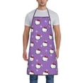 thumbnail image 2 of Hello Kitty Adjustable Bib Aprons, Waterdrop Resistant Apron with 2 Pockets for Kitchen Cooking Restaurant BBQ Painting Crafting, 2 of 7