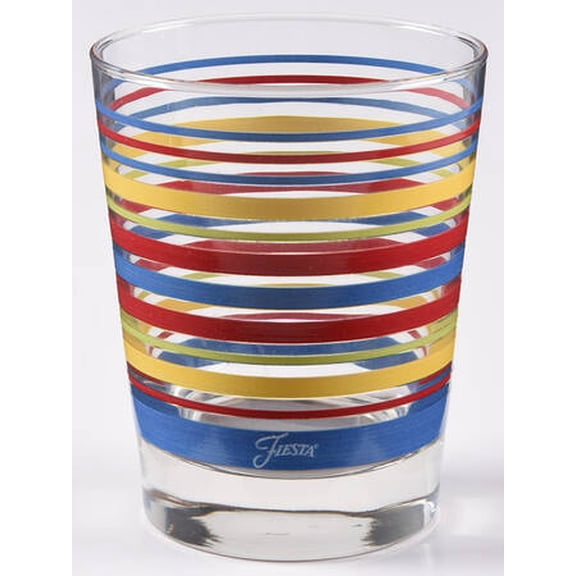 Open Box Homer Laughlin Fiestaware Coordinates 15 Oz Glass Double Old Fashioned 13139323