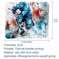 thumbnail image 5 of Ice Hockey Square 8.3x9.8 Inch Non-Slip Rubber Bottom Printed Mousepad Desk Mat Gaming Mousepad for Office and Gaming, 5 of 6