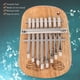 thumbnail image 4 of Instrumento Musical De Dedo Fácil De Operar, Mini Piano Con Llave De Madera De Alcanfor, Piano De Pulgar Kalimba, Instrumento De Percusión Rendimiento De Regalo Para Niños Para ANGGREK Otros, 4 of 8