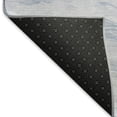 thumbnail image 5 of Addison Rugs Mayfield Premium Machine Washable Transitional Stripes Sky Round Rug, 8' x 8', 5 of 5