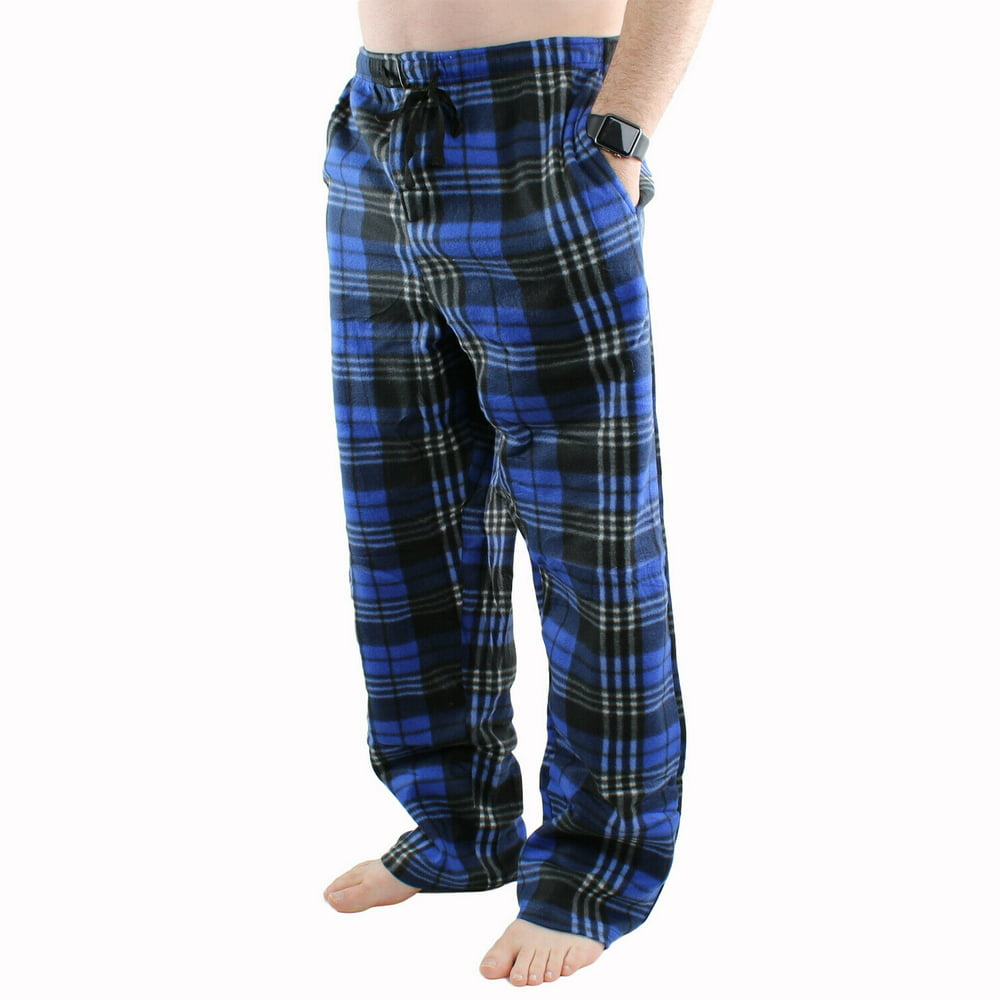 Comfy Lifestyle - Comfy Lifestyle Men's Plaid Fleece Soft Warm Pajama ...