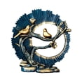 thumbnail image 3 of Fancyes Ornament Figurine Craft Knick Knack Resin Figurine for House Decorations Bookshelf Living Room Indoor Desk blue, 3 of 8