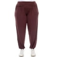 thumbnail image 2 of White Mark Women's Plus Size Harem Pants, 2 of 6