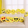 thumbnail image 4 of Cute Emotion Plush Pillow Round Cushion Toy Gift for Friends/Children, 4 of 4