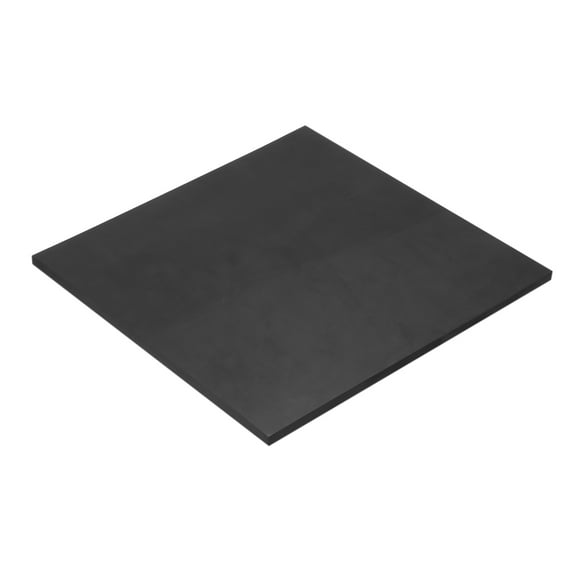 Uxcell Solid Rubber Sheet 3/16" Thick x 12" Wide x 12" Long, Anti-Slip Neoprene Rubber Roofing Material for Gaskets DIY Material, Pads