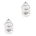 thumbnail image 3 of Guardoinrt Electroplated Metal Birdcage Shape Tea Light B- Candle Holder Silver Type A 2Set, 3 of 6