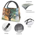 thumbnail image 4 of Zufioo Seasonal Tree Reflection Insulated Reusable Grocery Bags,Cooler Bag,Food Delivery Bag, Travel Insulated Bag, or Beach Cooler Bags, 4 of 6