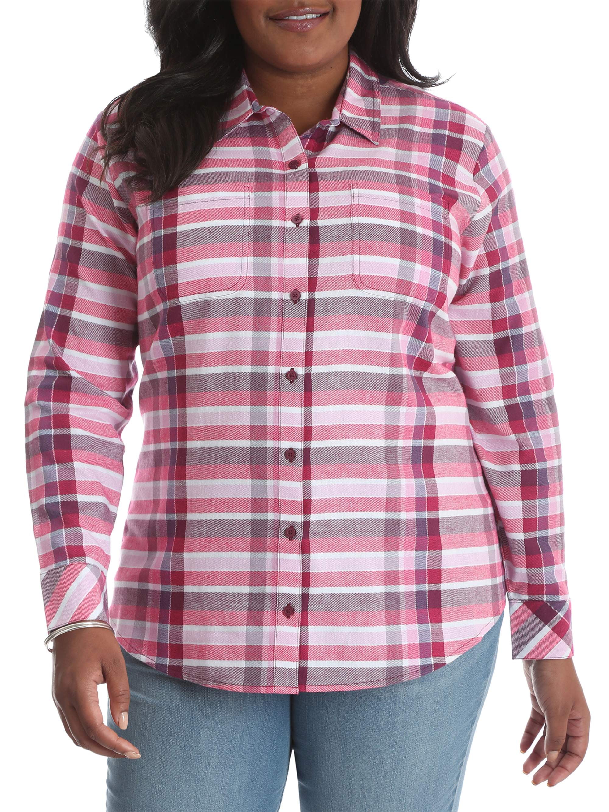 flannel shirts walmart womens