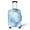Marble Design, variant on HELLHERO Polyester Ammonia Suitcase Protector Baggage Cover for Travel Elastic Anti Pollution Anti Fade, Tropical Floral Print