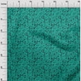 thumbnail image 3 of oneOone Silk Tabby Turquoise Green Fabric Lace Floral Sewing Craft Projects Fabric Prints By Yard 42 Inch Wide, 3 of 6