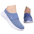 thumbnail image 3 of Womens Shoes,Orthopedic Shoes Breathable Mesh for Summer Comfort Soft Bottom Orthopedic Shoes for Stuffy Feet,Shoes for Women,Blue,5.5, 3 of 8