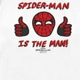 thumbnail image 2 of Women's Marvel Spider-Man: No Way Home The Man  Graphic Tee White Large, 2 of 4