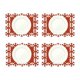 thumbnail image 4 of Alfombrillas de nieve antideslizantes, posavasos, manteles de tela lavables resistentes al calor para Navidad BLESIY manteles individuales, 4 of 8