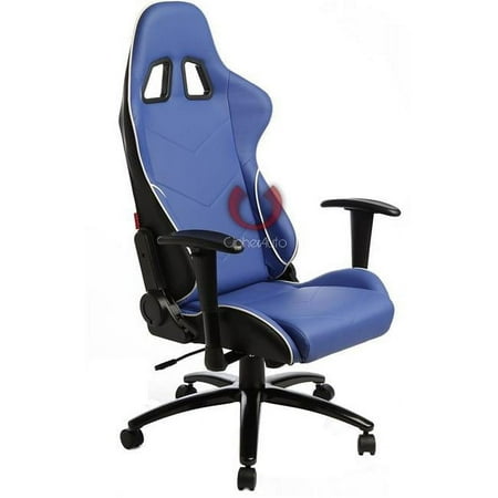 leatherette office racing seat - product