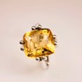 thumbnail image 7 of Hanna Boya Cushion Cut Natural No Heat Citrine Ring, 11ct, 7 of 7