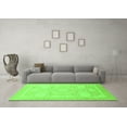 thumbnail image 3 of Ahgly Company Indoor Square Abstract Green Modern Area Rugs, 3' Square, 3 of 4