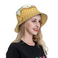 thumbnail image 6 of Cauagu White Ice Cream for Unisex Bucket Hat,Outdoor Summer Beach Fishing Sun Hat Hot Summer Reflective Bucket Hat Fun Outdoor Vacation Hat for Men and Women, 6 of 6
