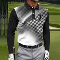 thumbnail image 2 of Kezqiaxn Mens Golf Shirt Fashion Lightweight Long Sleeve Button Down Shirts Fall Collared Pullover Casual Tops, 2 of 6