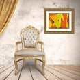 thumbnail image 3 of Homawoo, Richard 32x25 Gold Ornate Wood Framed with Double Matting Museum Art Print Titled - Metamorphosis Color Collage, 3 of 4