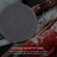 thumbnail image 4 of Double Sided Dual Grit Puck Sharpening Stone Axe/Knife/Tool/Blade Multi-Purpose Sharpener - Charcoal, 4 of 5