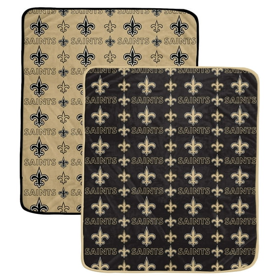Pegasus New Orleans Saints 60- x 70- Home & Away Two-Piece Blanket Set