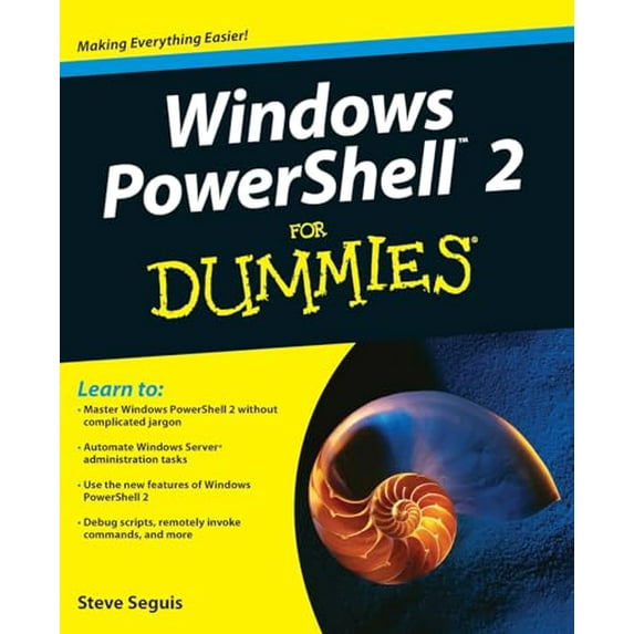 Pre-Owned Windows Powershell 2 for Dummies (Paperback) 0470371986 9780470371985