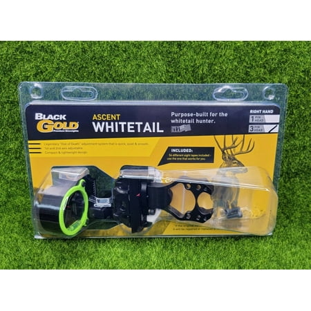 Black Gold Ascent Whitetail 3-Pin (.019) Right Hand Bow Sight - AVW3
