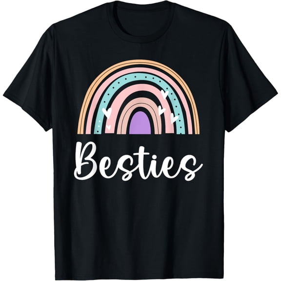 Besties BFF Heart Best Friends Bestie T-Shirt
