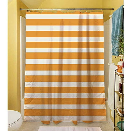 Orange Shower Curtain Walmart thumbprintz bright stripes orange shower curtain 71 quot x 74 Orange Shower Curtain Walmart thumbprintz bright stripes orange shower curtain 71 quot x 74