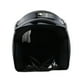 thumbnail image 2 of Casco Negro Brillante De La Motocicleta De La Motocicleta De La Cara Abierta Del ABS 3/4 Con La Yotijar Casco de motocicleta, 2 of 10