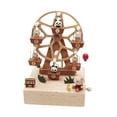 thumbnail image 4 of Wind up Mechanism Rotating Music Box Carousel Music Box Decoration Collectibles Children's Toys Ornament Windmill Music Box, 4 of 7
