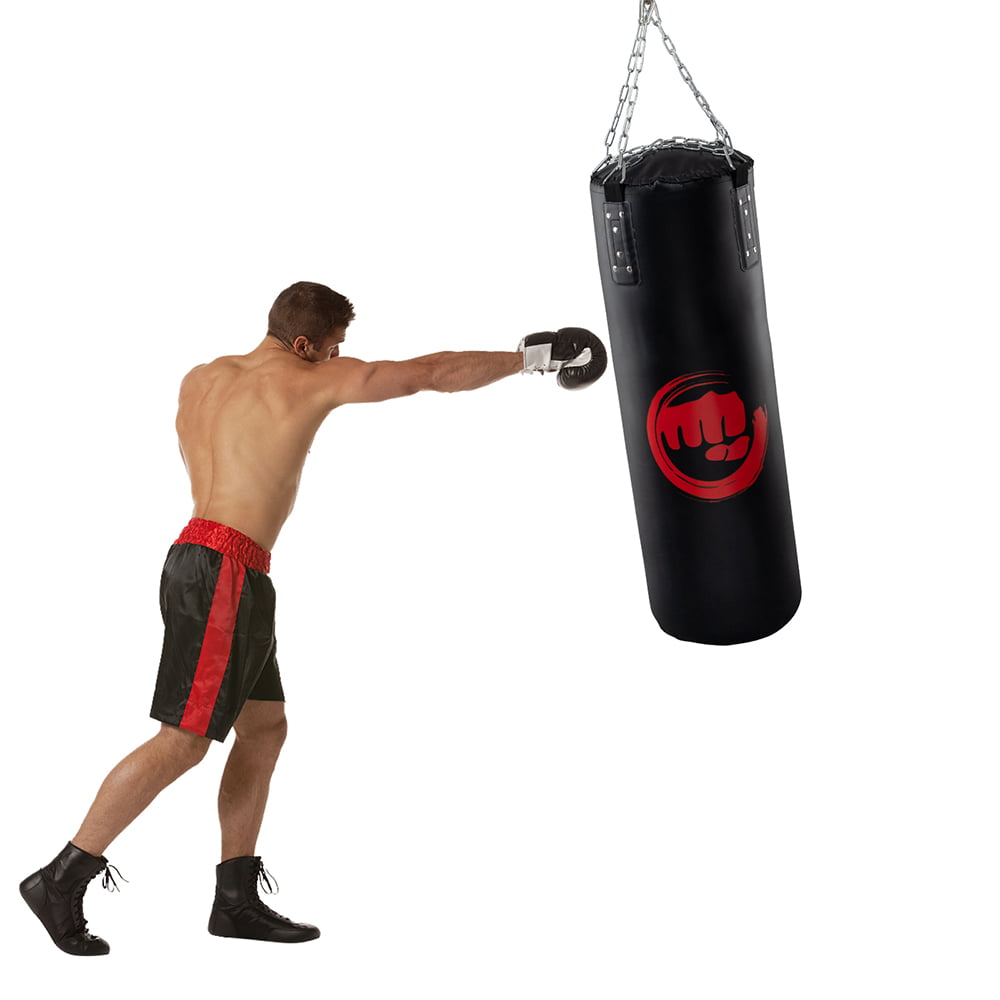 Hanging MMA Boxing Filled Punch Bag Heavy Punching Duty MMA Training Pads Kick 