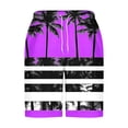 thumbnail image 5 of DIOAZUD Men's Retro Hawaiian Swim Trunks Classic Aloha Print Quick Dry Beach Shorts Big and Tall Drawstring Waist Swimwear, 5 of 6